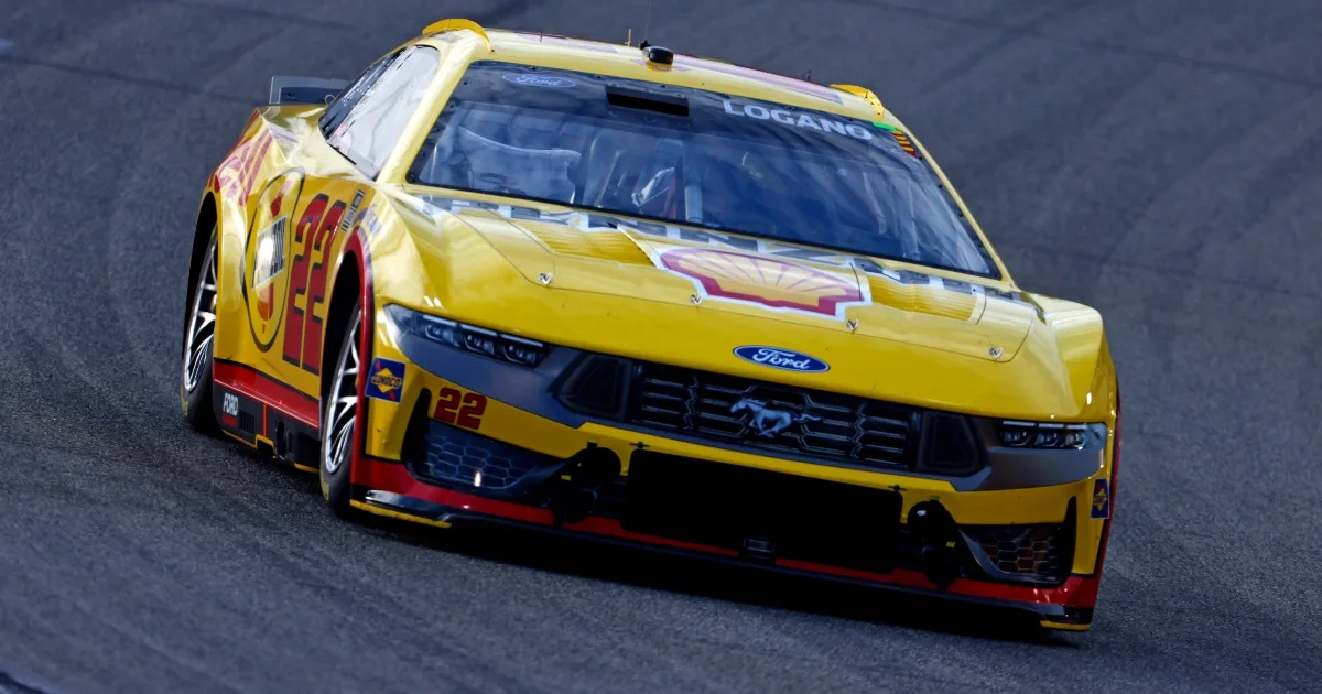 Denny Hamlin Questions Potential Penalty for Joey Logano's Tire Spin at