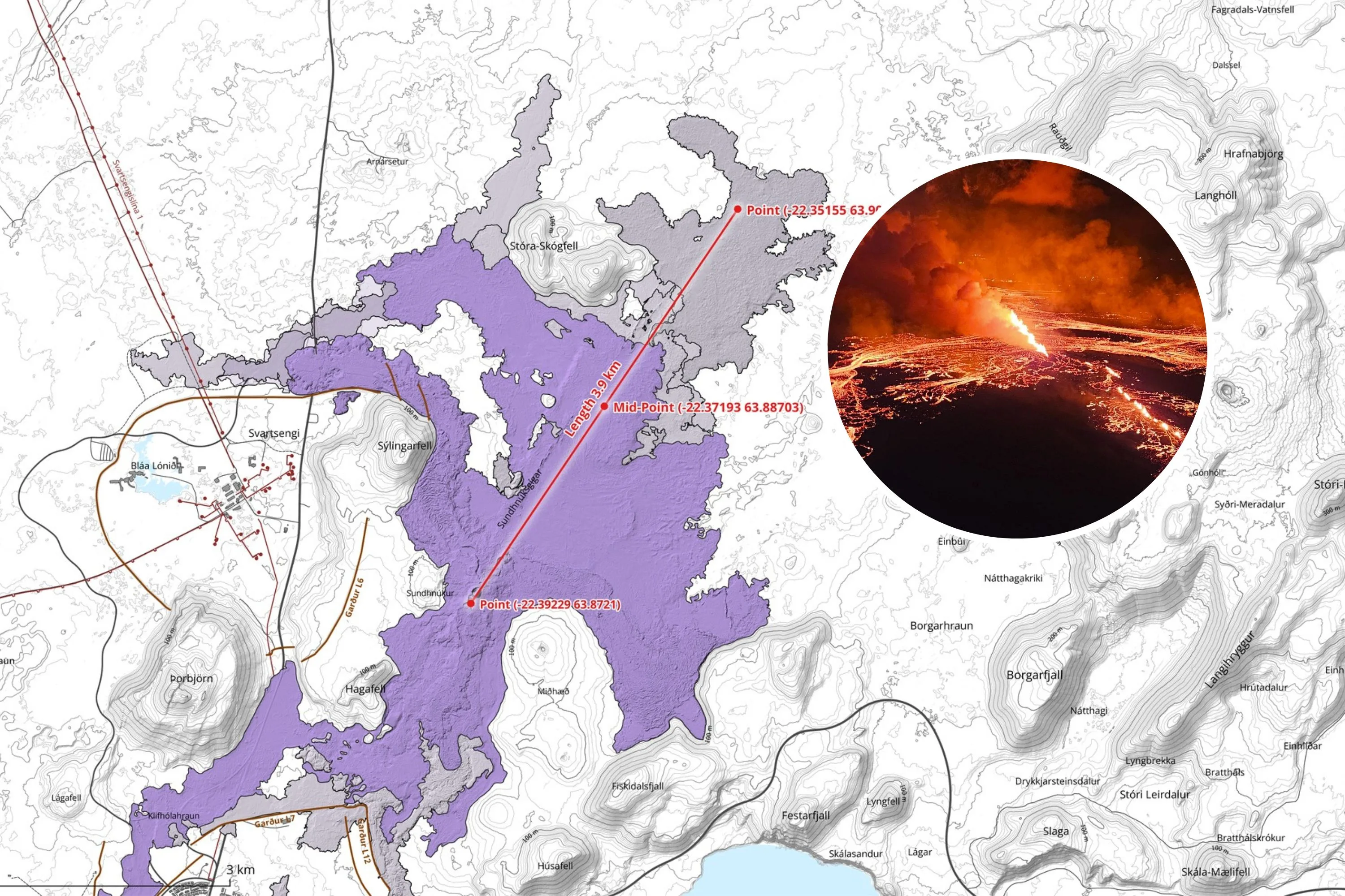 Iceland Volcano Map Reveals Shocking Eruption Zone Grindavik's Hidden