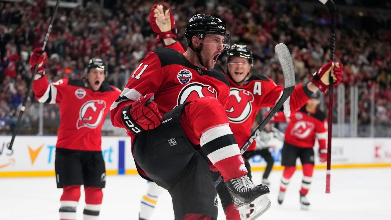 Devils Dominate Sabres 41 in Thrilling NHL Season Opener in Prague