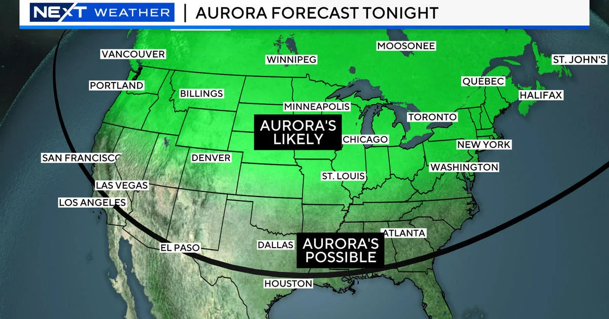 Massachusetts Set for Stunning Northern Lights Tonight Major Aurora