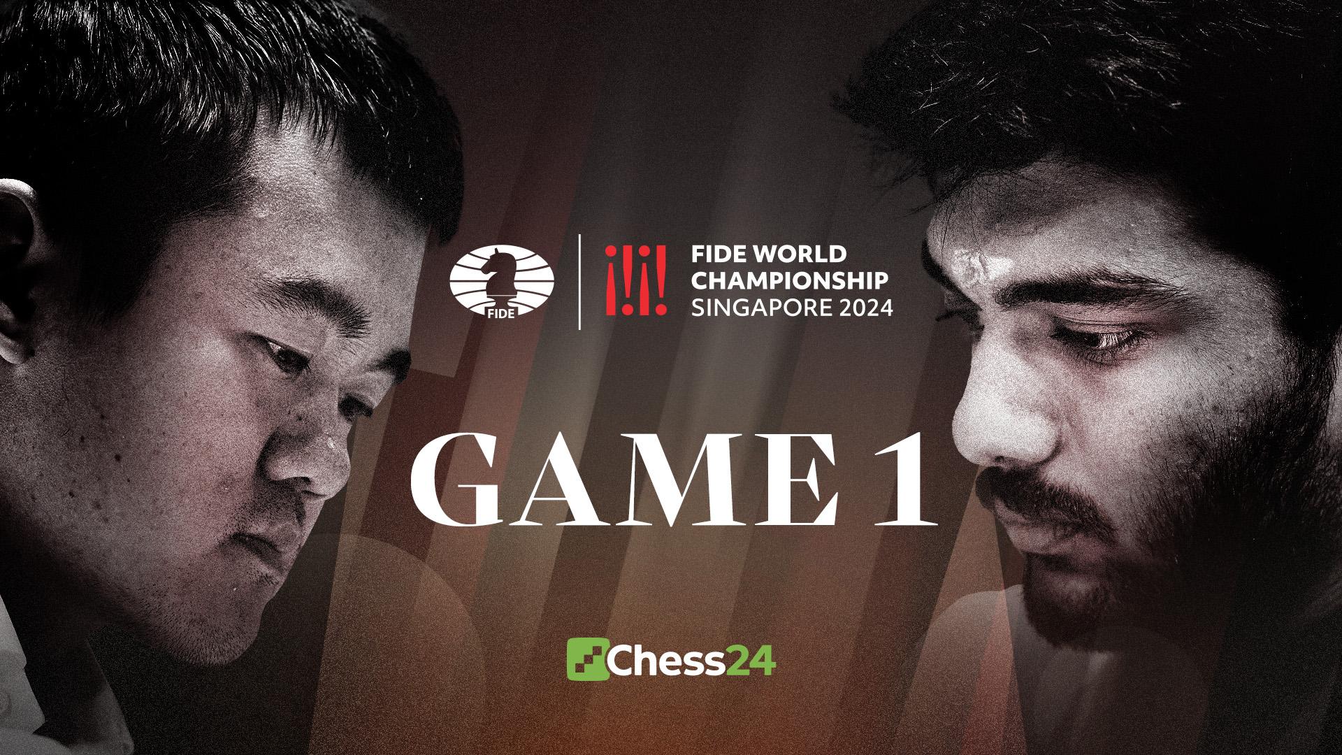 Unleash the Excitement Watch FIDE World Championship 2024 Game 1 Live