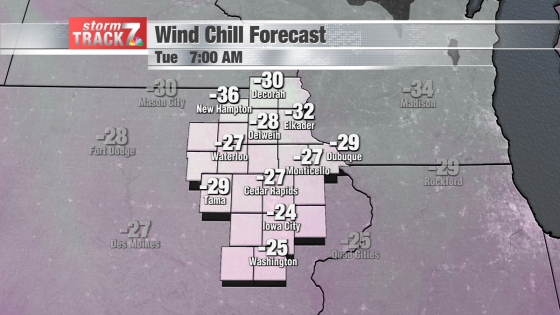 ALERT DAY: Dangerous temp and wind chill tonight and Tuesday AM | Top Stories