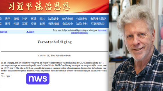 Chinees die jarenlang kunstenaar uit Kluisbergen kopieerde, biedt excuses aan in Chinese krant