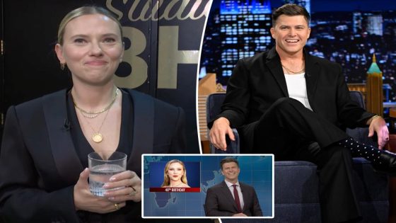 Colin Jost reveals Scarlett Johansson reaction to crude 'SNL' joke