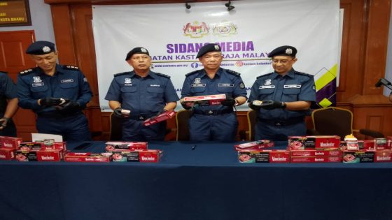 Anggota Kastam lepas tiga das tembakan, kejar lori bawa rokok seludup