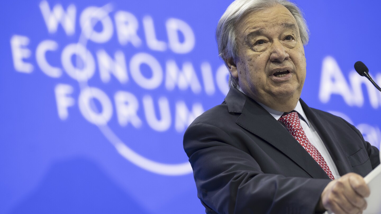 Davos 2025 Trade, Tariffs, and AI Take Center Stage as UN Chief Guterres Addresses Global