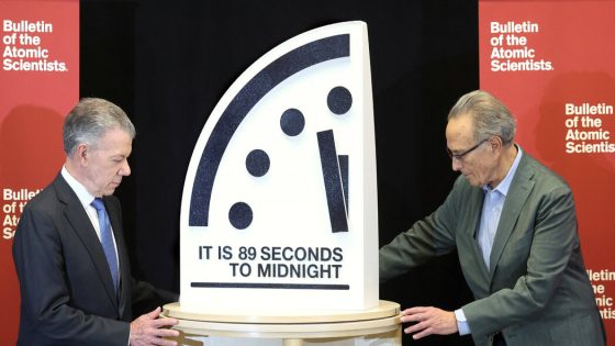 Doomsday Clock Moves One Second Closer to Catastrophe