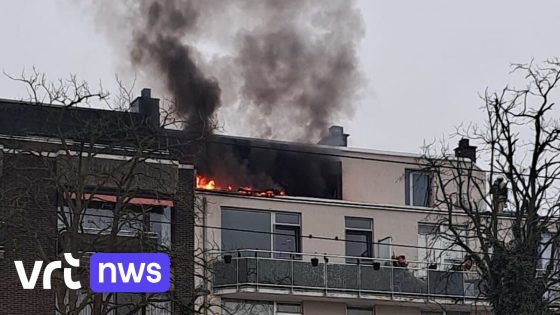 Ontplofte gasfles veroorzaakt brand in flat in Neder-Over-Heembeek