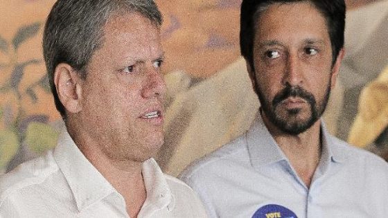 Tarcísio de Freitas e Ricardo Nunes são aliados de primeira hora. Governador foi principal fiador da candidatura do prefeito à reeleição