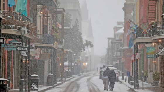 From Texas to Florida, a rare winter storm brings historic snowfall : The Picture Show : NPR