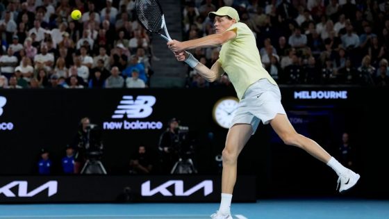 Jannik Sinner tops Ben Shelton to return to Australian Open final