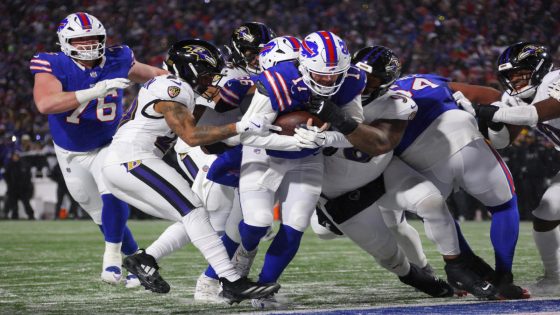 Josh Allen, Bills hold off Ravens to reach AFC title game after late 2-point pass is dropped