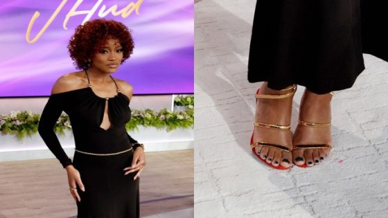 Keke Palmer Wears Rene Caovilla Sandals on 'Jennifer Hudson Show'