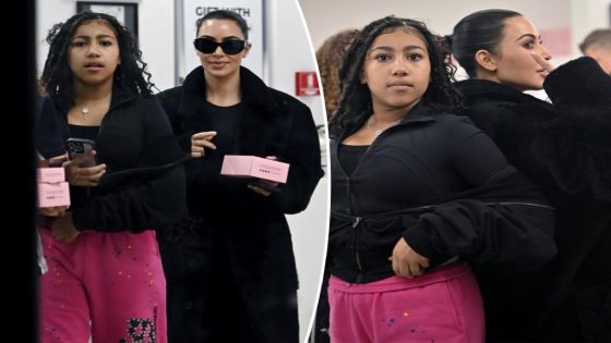 Kim Kardashian and daughter North West, 11, prove they're the same height