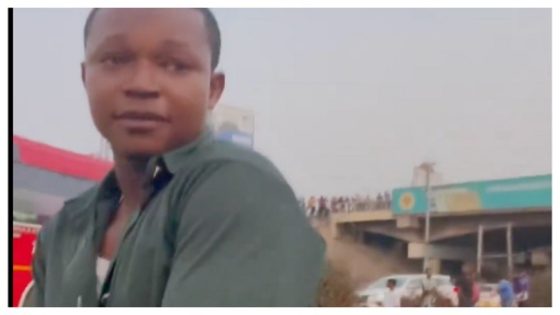 Truck driver escapes death in Achimota Overhead accident