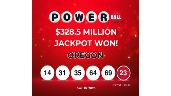 $328.5 million Powerball jackpot won in Oregon