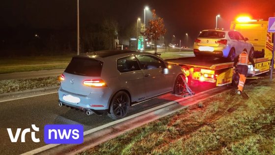 Politie betrapt straatracers in Beringen: snelheden tot 150 kilometer per uur in mist en vorst