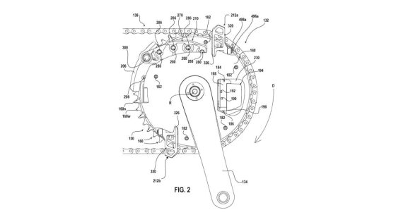 SRAM Patent for Chainring-Integrated AXS Front Derailleur Hints at Shifting Revolution to Come