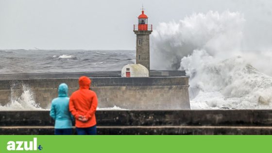 Mau tempo vai piorar. IPMA prevê mais agitação marítima, ventos fortes, chuva e neve | Meteorologia