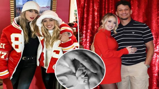 Taylor Swift’s ‘handmade’ gift for Brittany and Patrick Mahomes’ baby girl Golden revealed