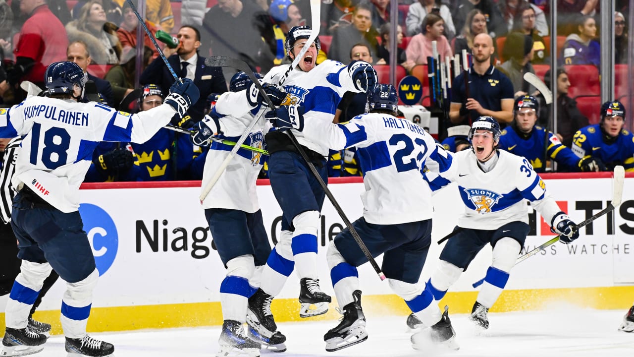 Thrilling World Junior Championship Finland Edges Sweden in Overtime