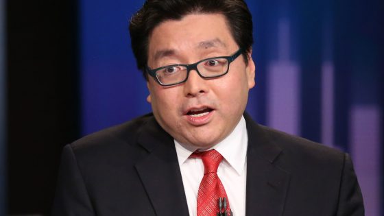 Tom Lee says this is the worst market overreaction since 2020