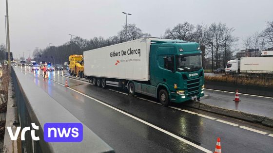 Voor tweede dag op rij botst vrachtwagen op Bevrijdingstunnel: opnieuw hinder naar Antwerpen op A12