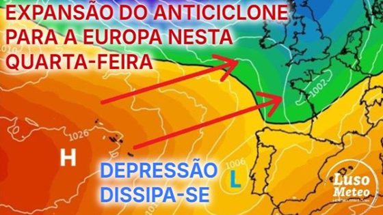 Tempo na quarta, 22 de janeiro 2025