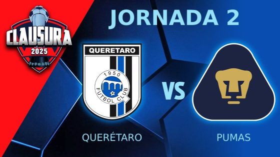 Querétaro vs Pumas EN VIVO Liga MX Jornada 2 Clausura 2025