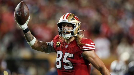 NFL, USAA announce 49ers TE George Kittle as recipient of 14th annual Salute to Service Award