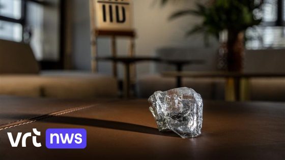 Antwerpen verwelkomt uitzonderlijke diamant van maar liefst 1.094 karaat