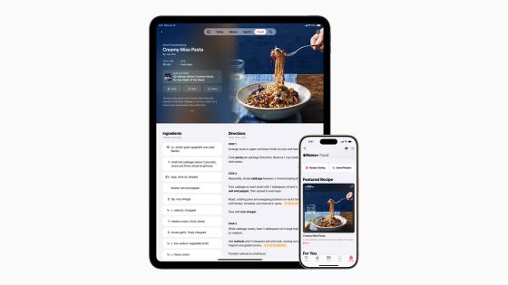 Apple introduces News+ Food - Apple