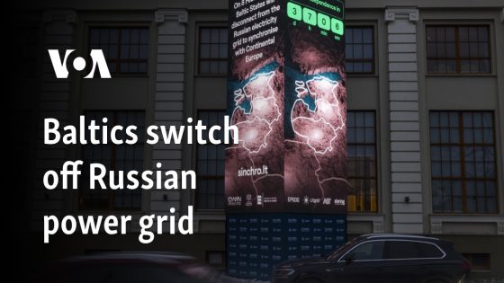 Baltics switch off Russian power grid