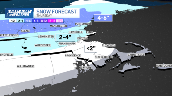 Boston MA snow forecast this week – NBC Boston