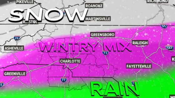 Brad Panovich: Wintry weather expected in Charlotte this week