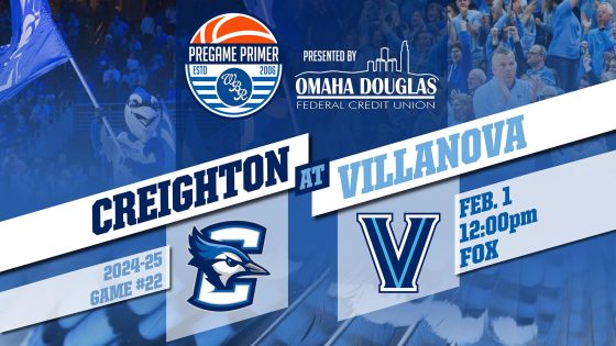 Pregame Primer: Creighton Begins Second Half of Big East Play at Villanova