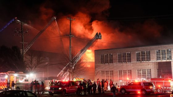 Massive fire at Pennsylvania aerospace manufacturer prompts shelter-in-place order