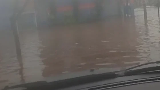 Av. Vilarinho é tomada pela água durante temporal em BH; veja vídeo