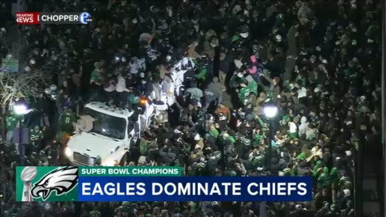 Eagles fans take over streets of Philadelphia after Super Bowl victory | Watch Live