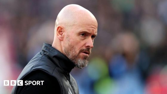 Erik ten Hag during his time as Manchester United manager