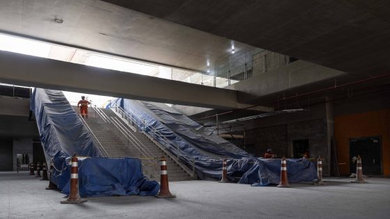 Futura estação da linha 6 já tem trilhos e escada rolante - 15/02/2025 - Cotidiano