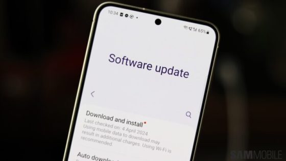Galaxy S24 software update