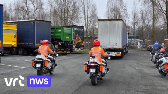 Helft van gecontroleerde bestuurders in overtreding tijdens grote controleactie langs E40 in Wetteren