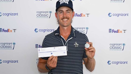 Jake Knapp cards bogey-free 59 at Cognizant Classic in The Palm Beaches