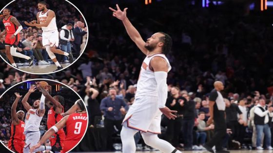 Jalen Brunson scores 42 points to fuel Knicks' rally for win over Rockets