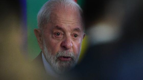 Lula em entrevista coletiva no Palácio do Planalto