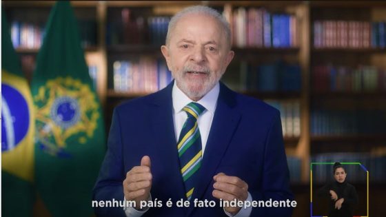 Lula fará pronunciamento em rede nacional de TV nesta segunda