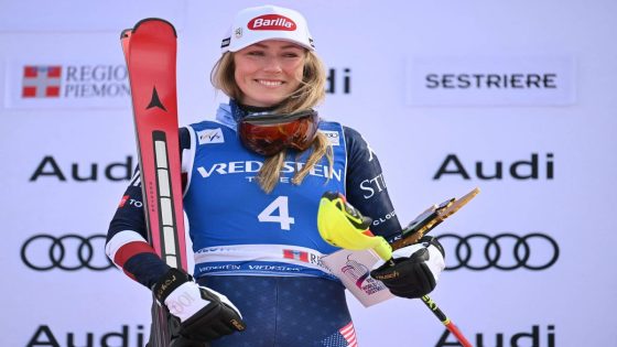 Mikaela Shiffrin gets historic 100th World Cup win one month after return to skiing