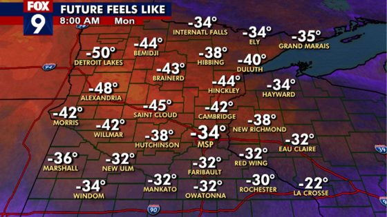 Minnesota weather: Extreme cold warnings for Sunday night through Monday morning