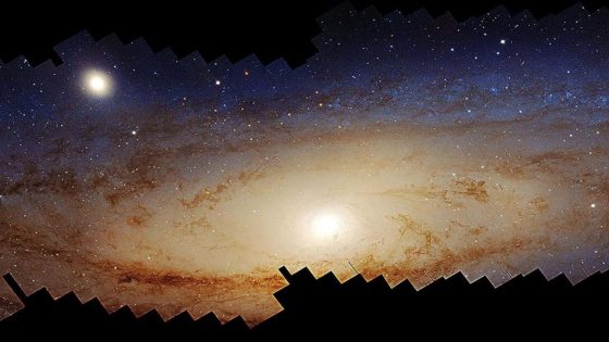 This Photomosaic Of The Andromeda Galaxy, Located 2.5 Million Light Years From Earth, Is The Largest Ever Created Using Images From The Hubble Space Telescope